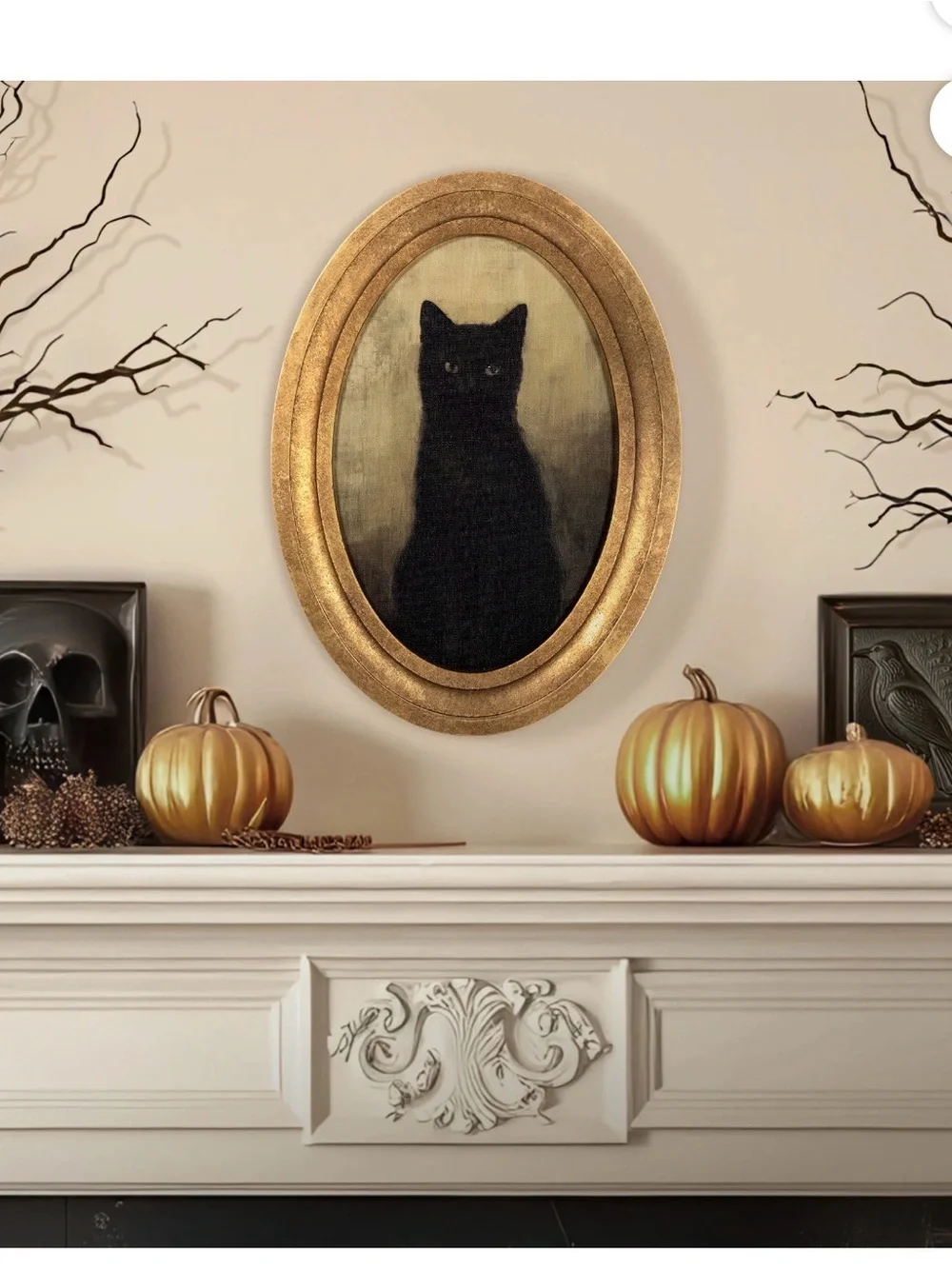 My Texas house black framed art cat